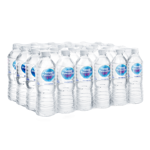 paquete de agua Nestlé Pureza Vital con 24 botellas de 500 ml c/u