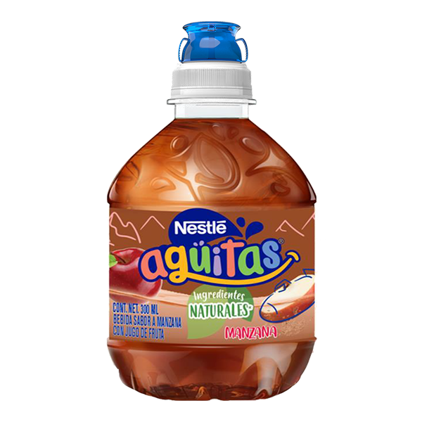 botella de Nestlé Agüitas Manzana de 300 ml