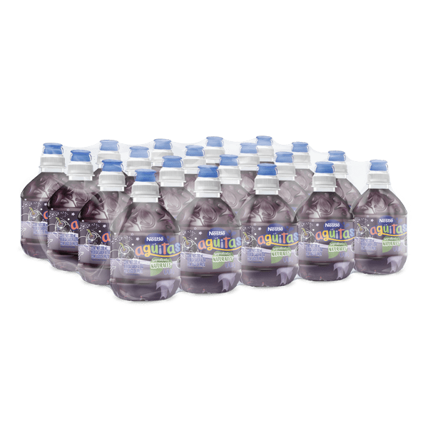 paquete de Nestlé Agüitas Uva con 20 botellas de 300 ml c/u