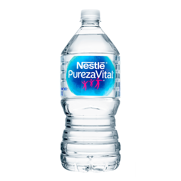 botella de agua Nestlé Pureza Vital de 1 L