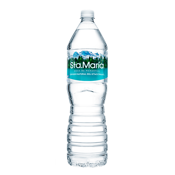 botella de agua Santa María de 1.5 L