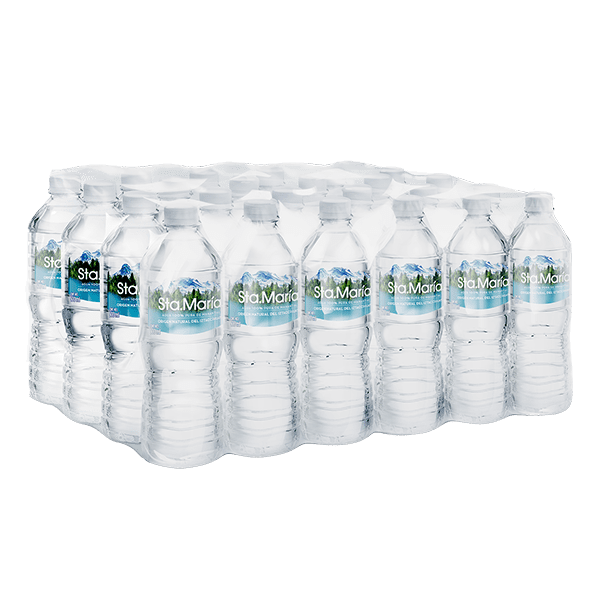 paquete de agua Santa María con 24 botellas de 500 ml c/u