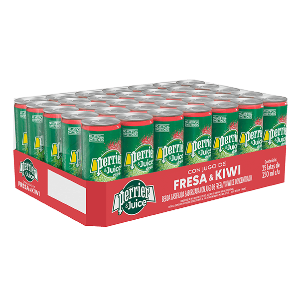 Perrie & Juice 250 ml Fresa & Kiwi x 35