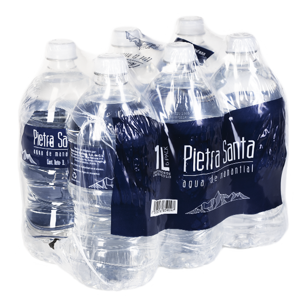 Agua Pietra Santa 6 botellas de 1 L