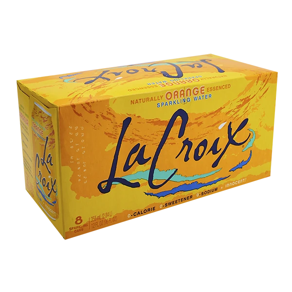 LaCroix naranja 24 latas de 355 ml
