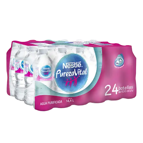 Nestlé Pureza Vital 24 botellas de 600 ml c/u