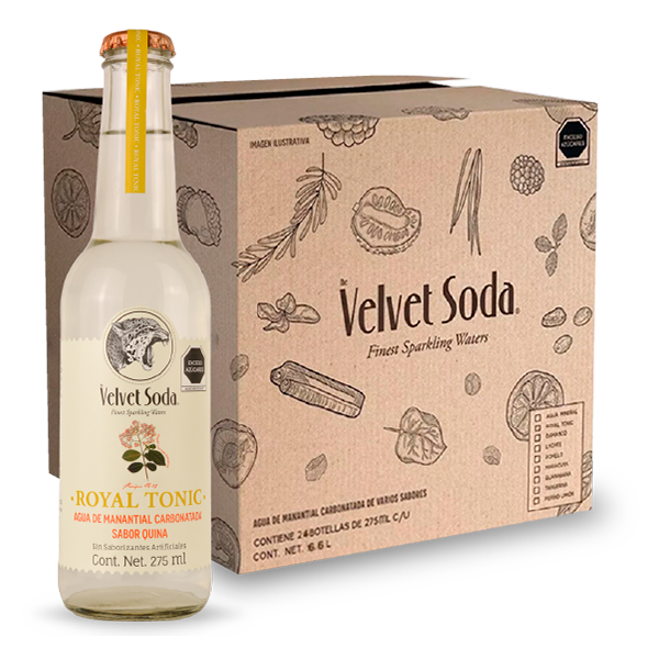 Velvet soda Royal Tonic 24 botellas de 275 ml